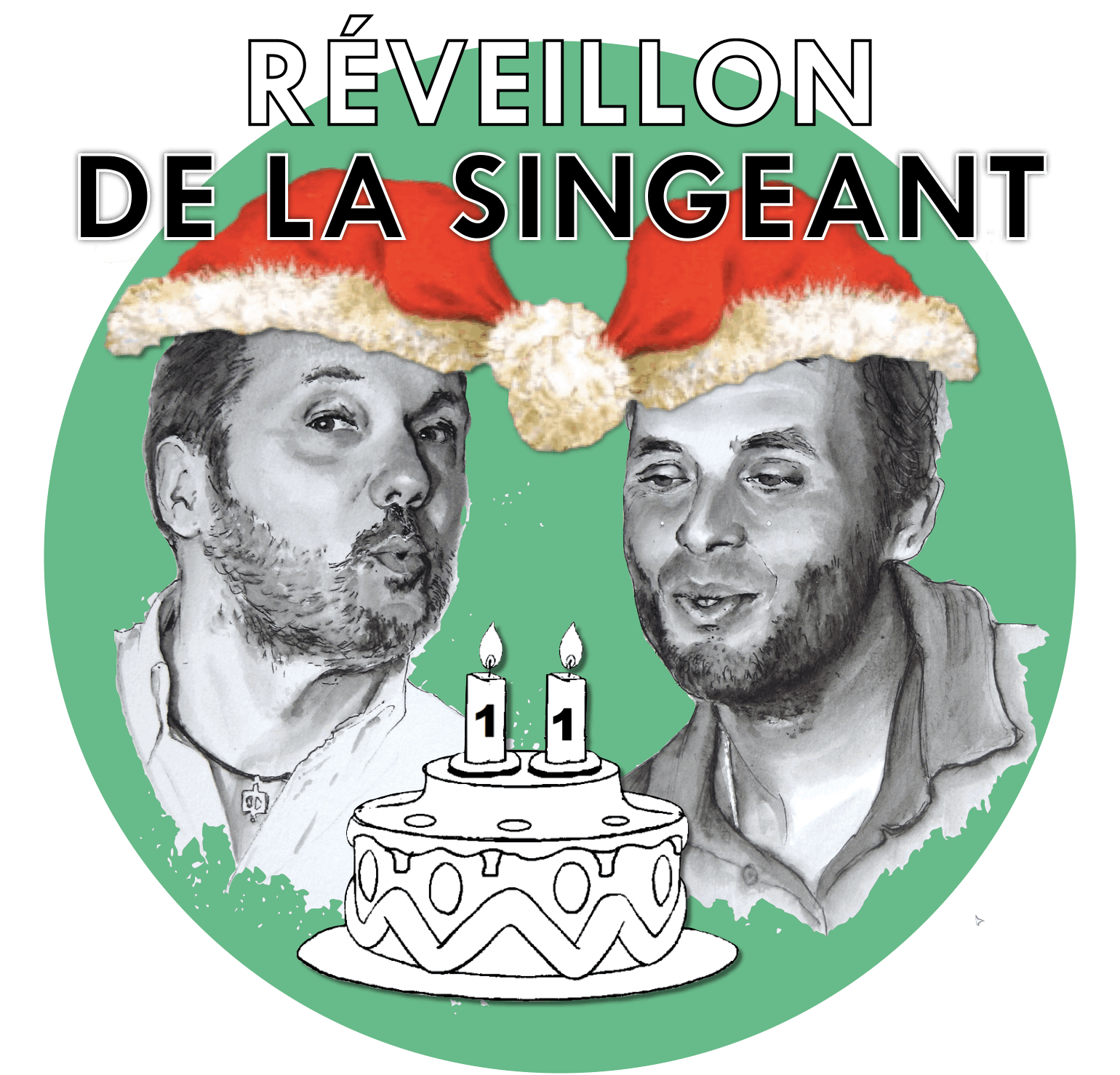 Réveillon de la singeant